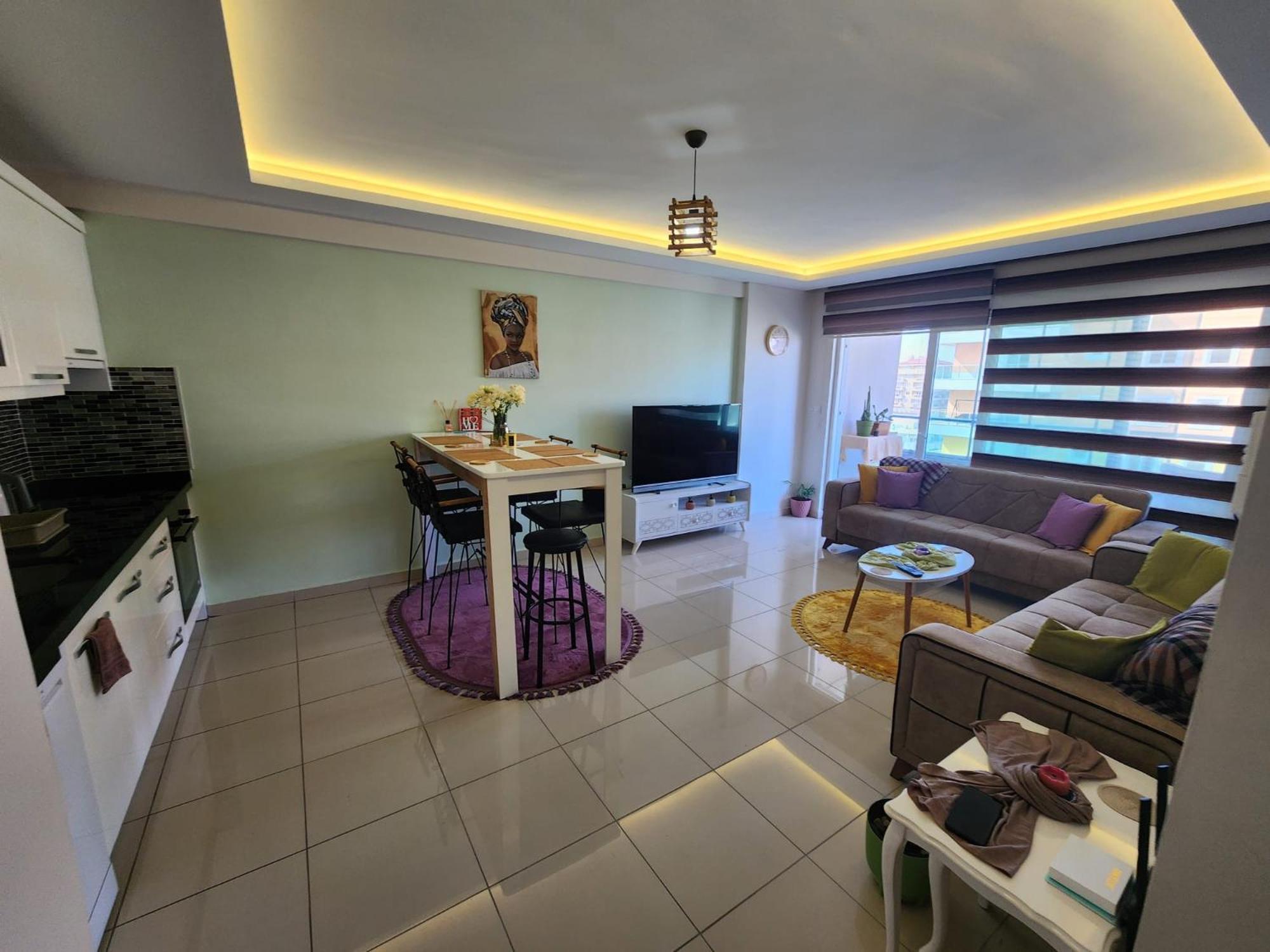 Апартаменты Cozy Sea View Next To The Beach, In The Mid Of The Market, Saturday Bazar, Restaurants & Bars Etc, Alanya Mahmutlar! Экстерьер фото