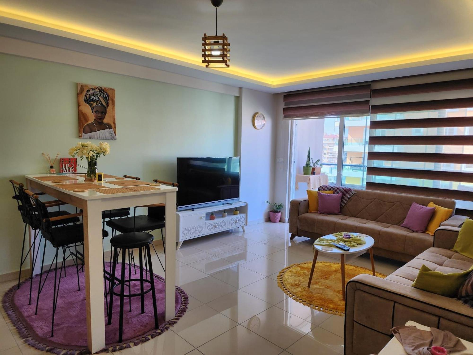 Апартаменты Cozy Sea View Next To The Beach, In The Mid Of The Market, Saturday Bazar, Restaurants & Bars Etc, Alanya Mahmutlar! Экстерьер фото